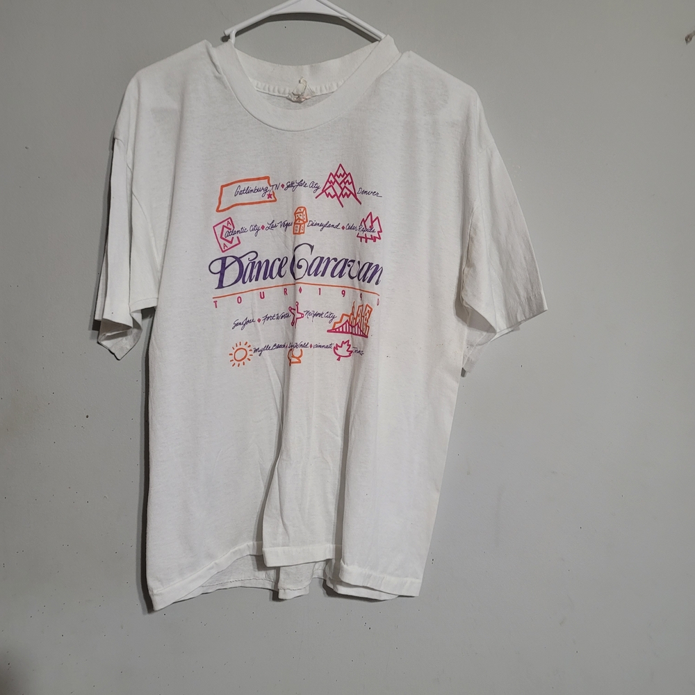 Vintage Shirt Danny‎ Hoctors Dance Caravan Dancer XL Single Stitch 1990 
Euc